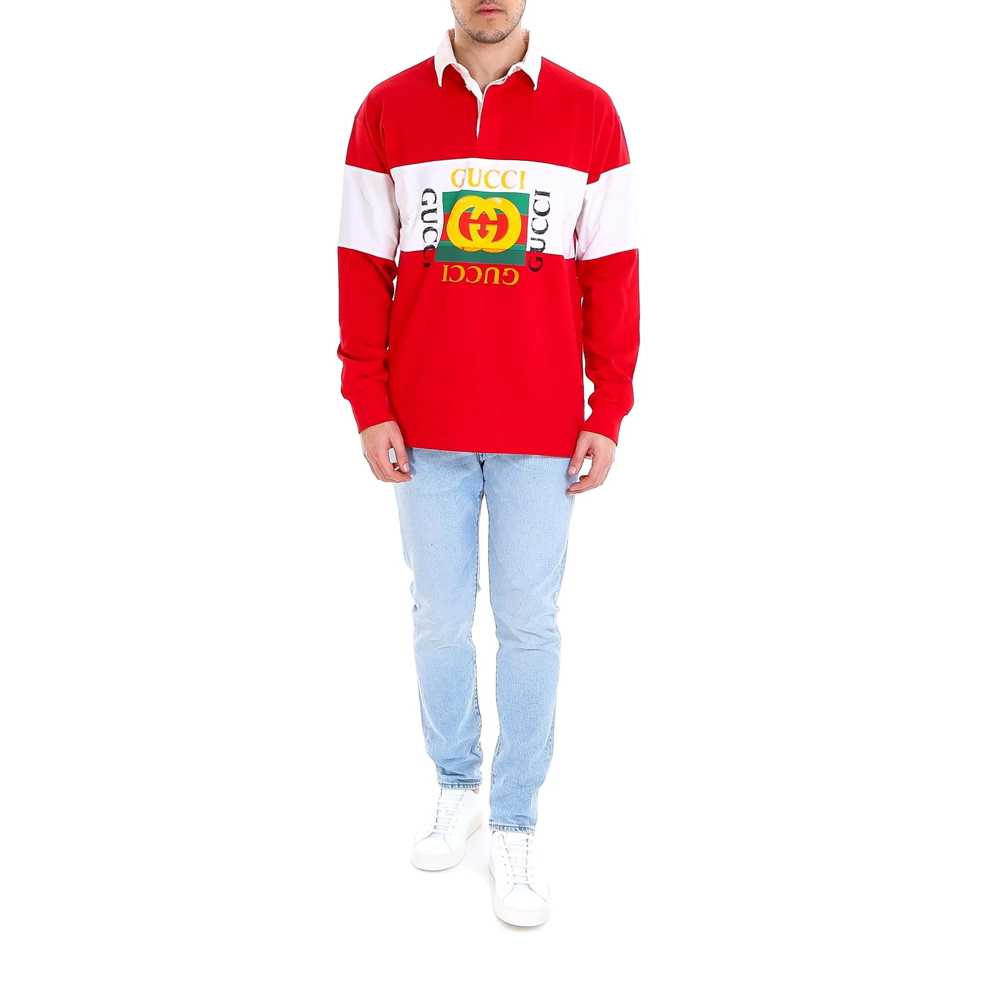 Gucci Logo Rugby Polo Shirt
