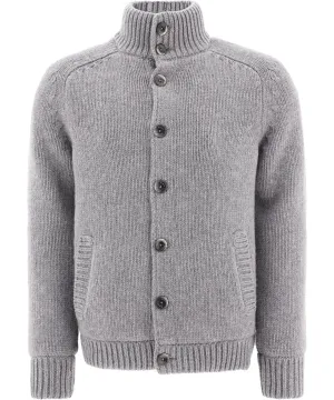 Herno Button Detailed Knitted Cardigan