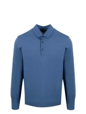 Herno Buttoned Long Sleeve Polo Shirt