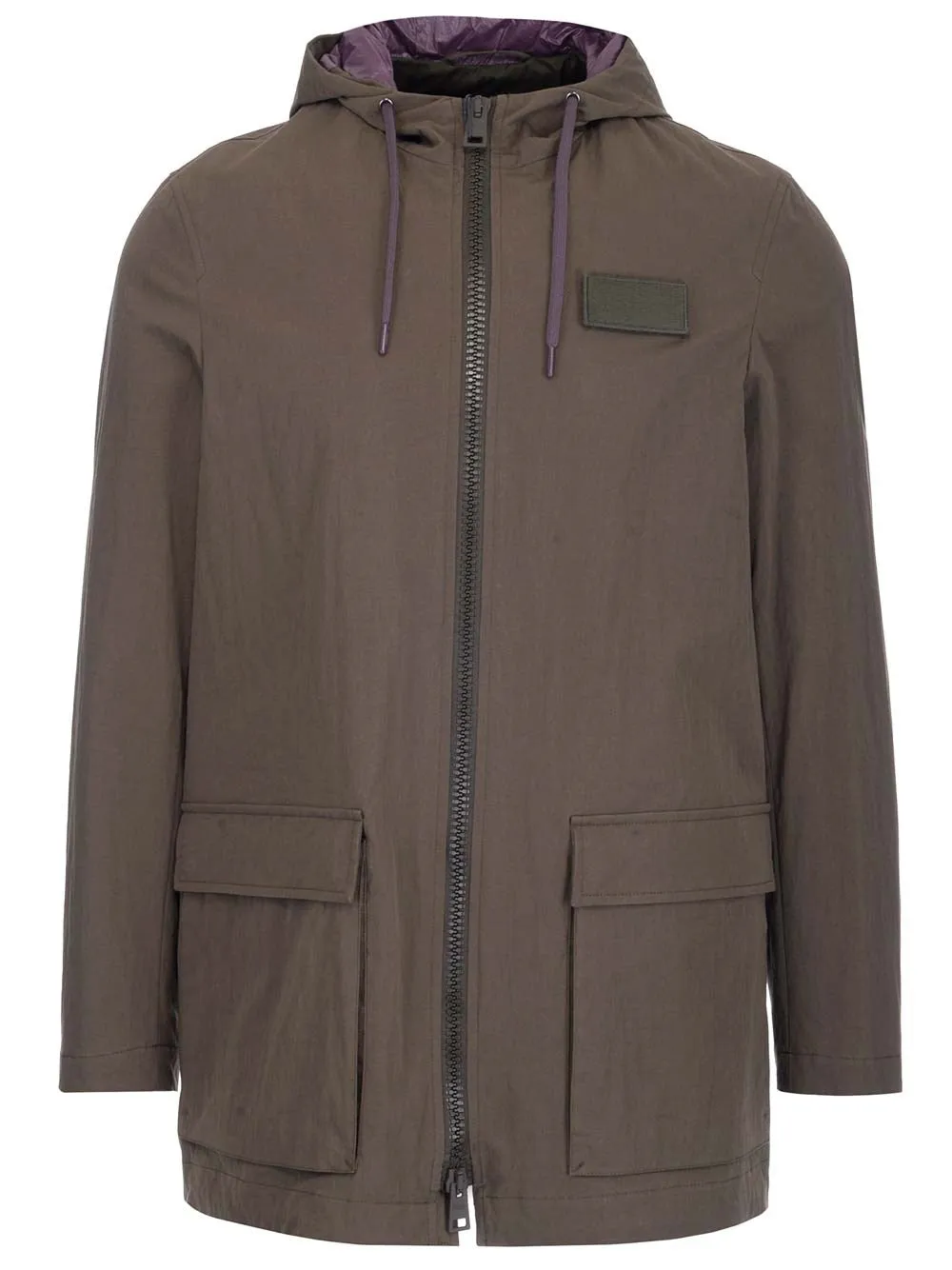 Herno Drawstring Hooded Coat