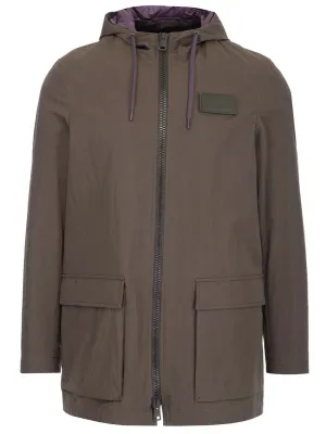 Herno Drawstring Hooded Coat