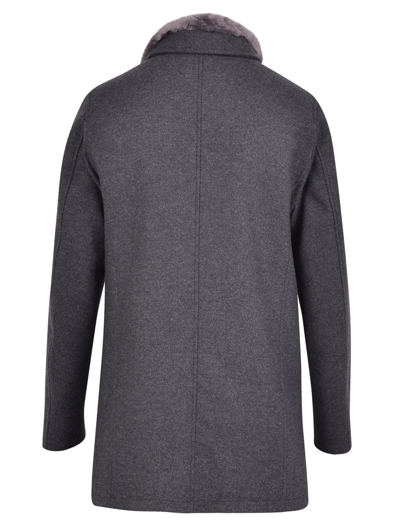 Herno Fur Collared Coat