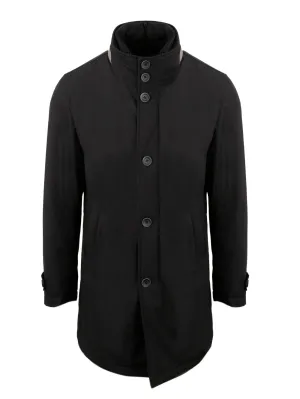 Herno High Neck Buttoned Coat