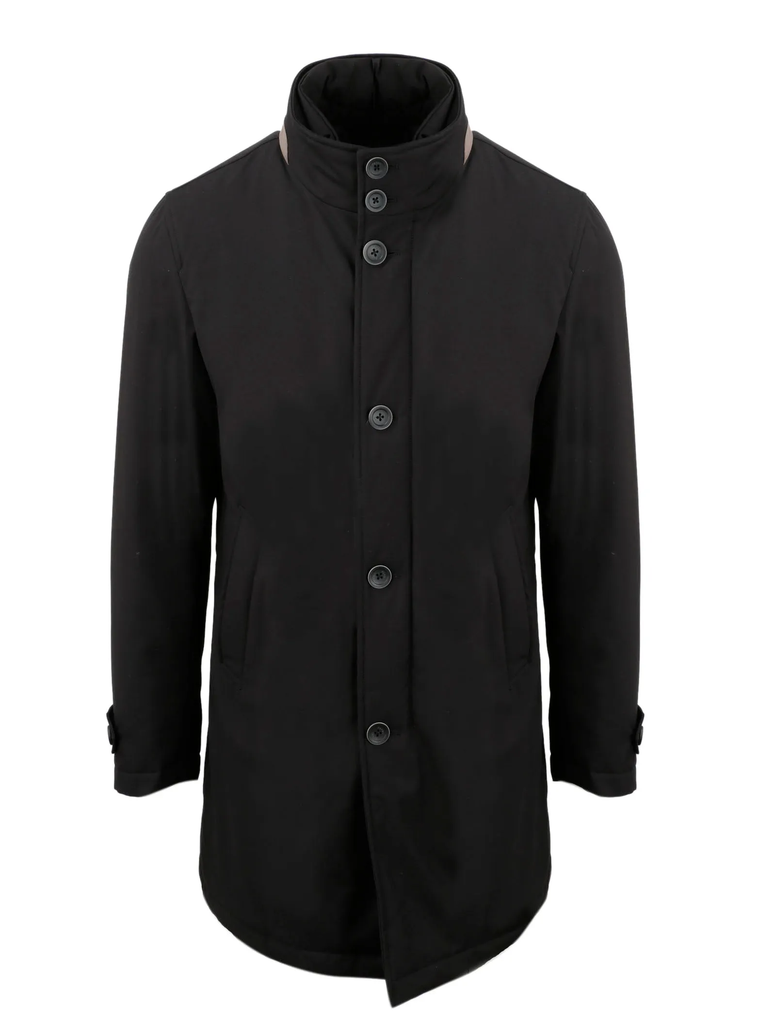 Herno High Neck Buttoned Coat