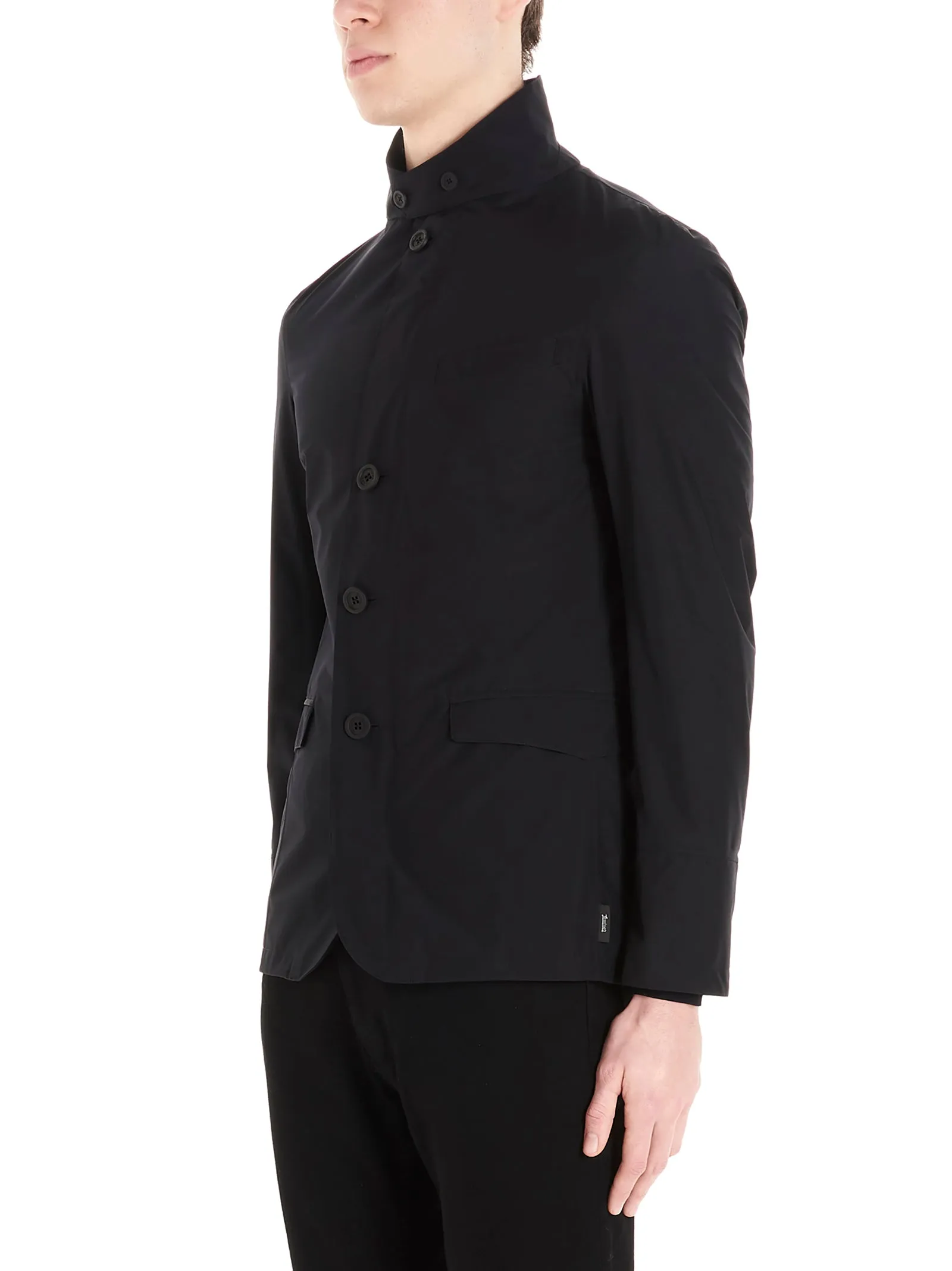 Herno High-Neck Buttoned Jacket