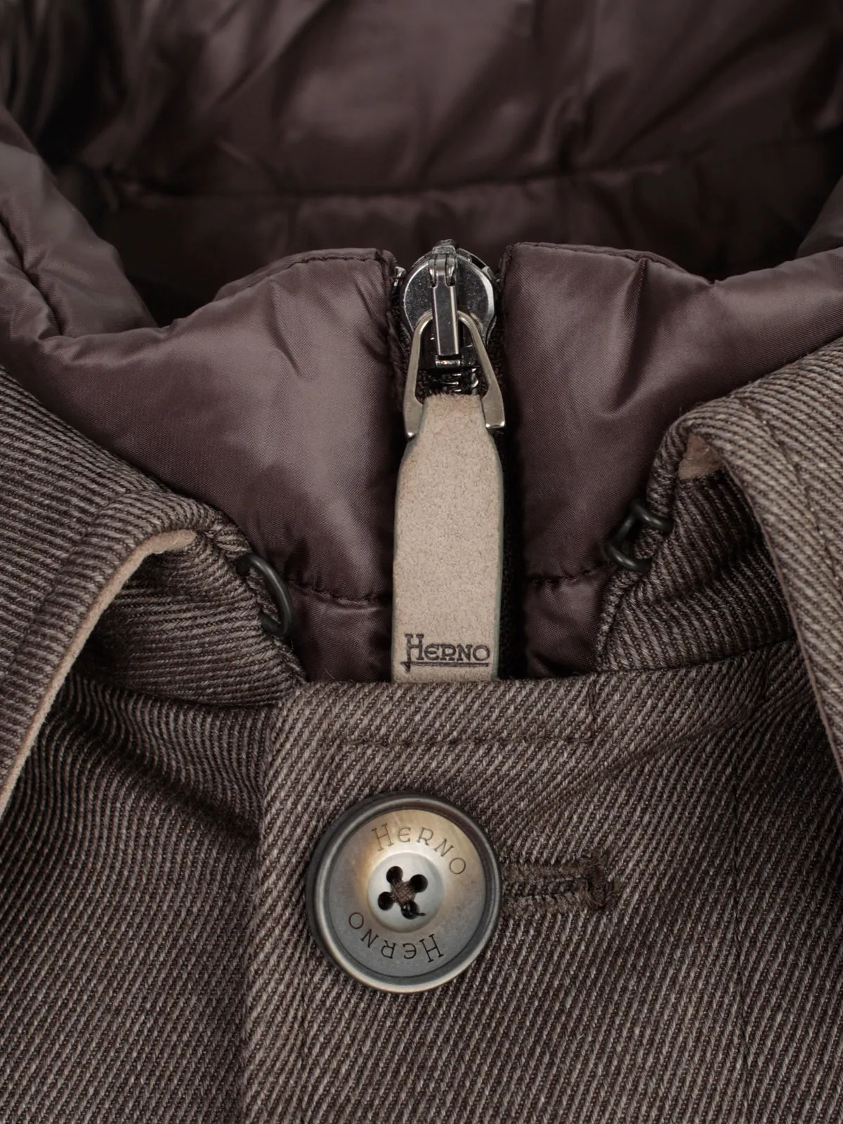 Herno High Neck Zipped Jacket