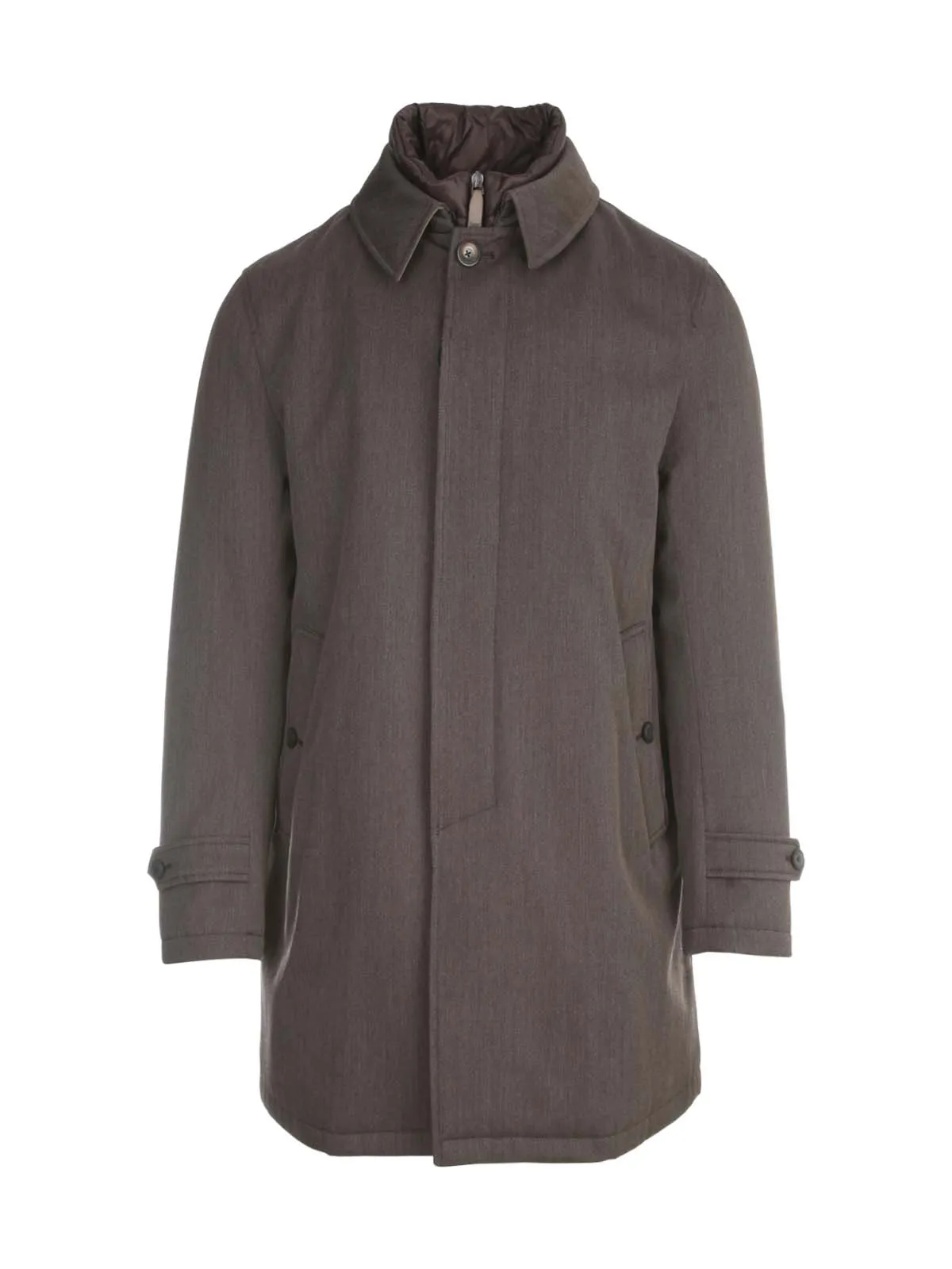 Herno High Neck Zipped Jacket