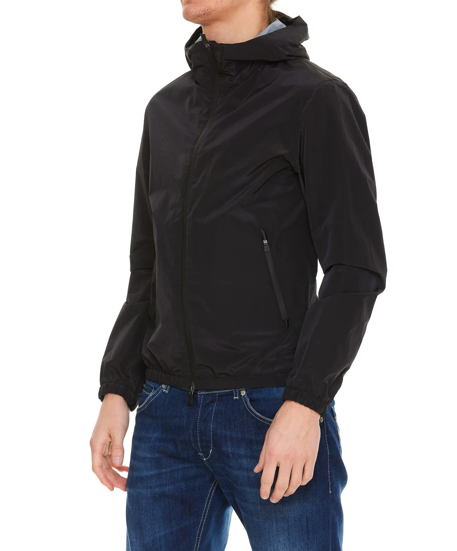 Herno Hooded Zip-Up Jacket