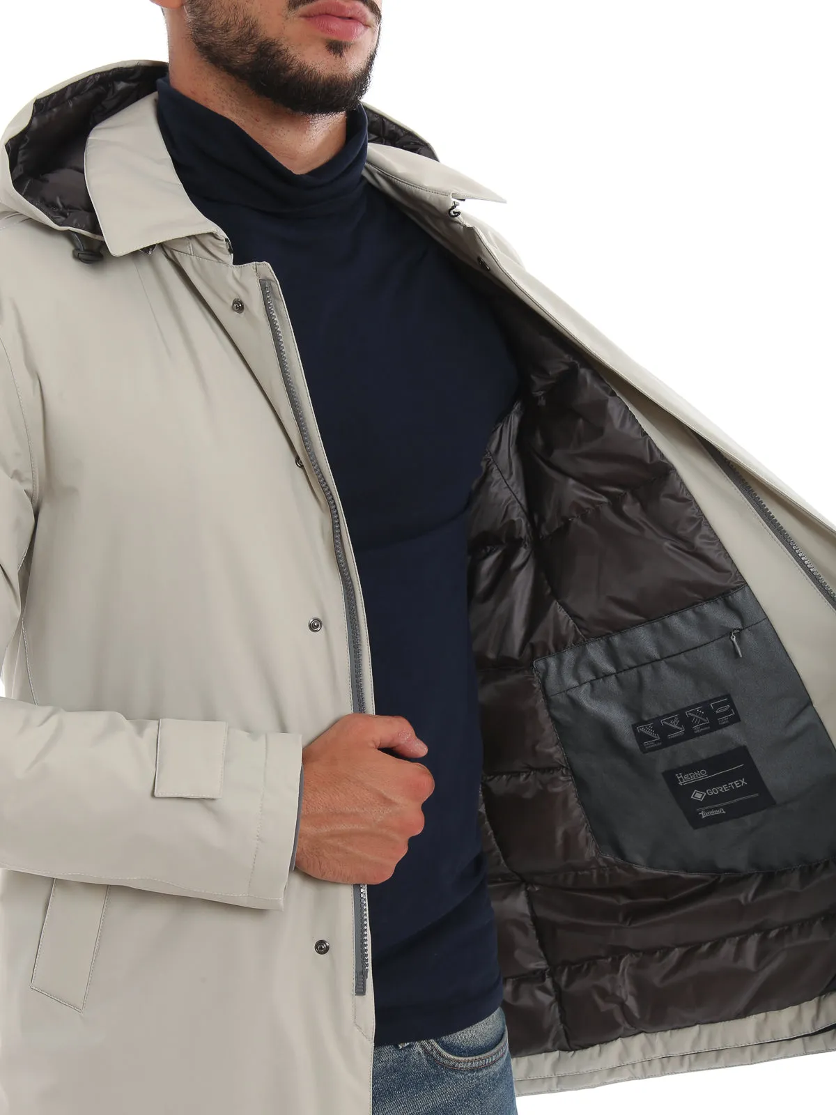 Herno Lightweight Parka Coat