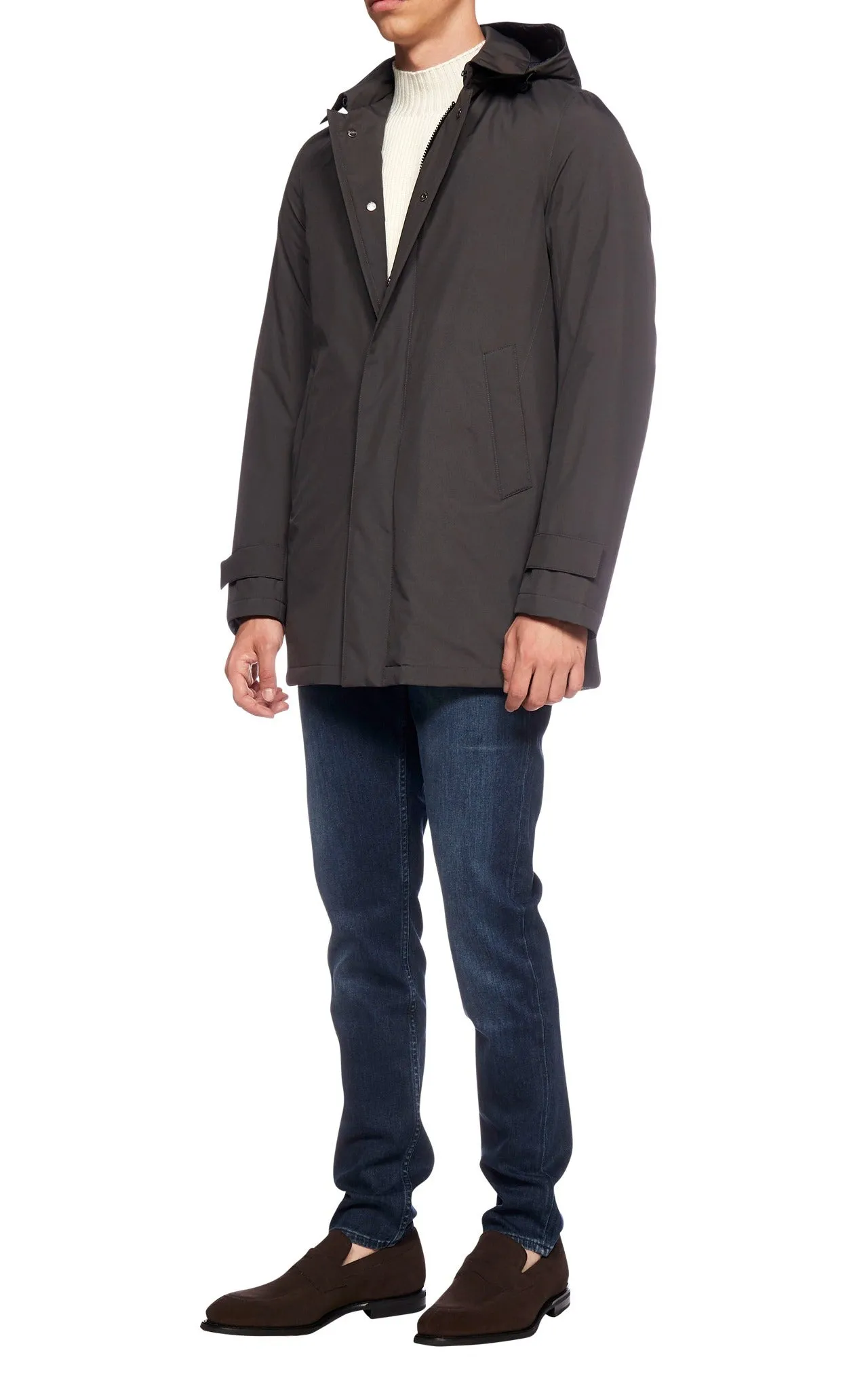 Herno Lightweight Parka Coat