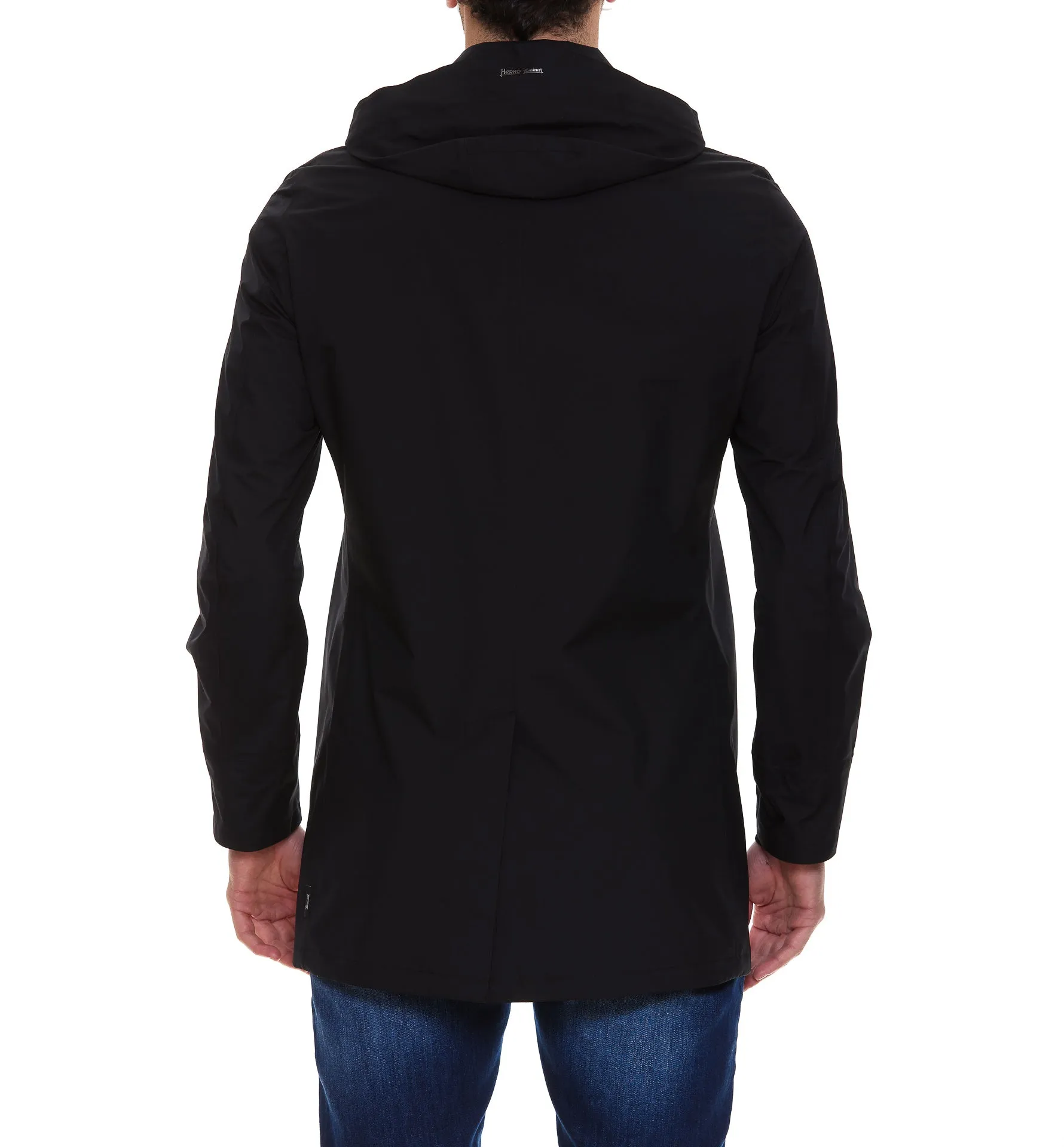 Herno Long-Sleeved Hooded Jacket