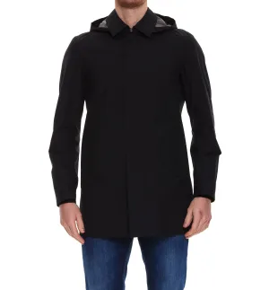 Herno Long-Sleeved Hooded Jacket