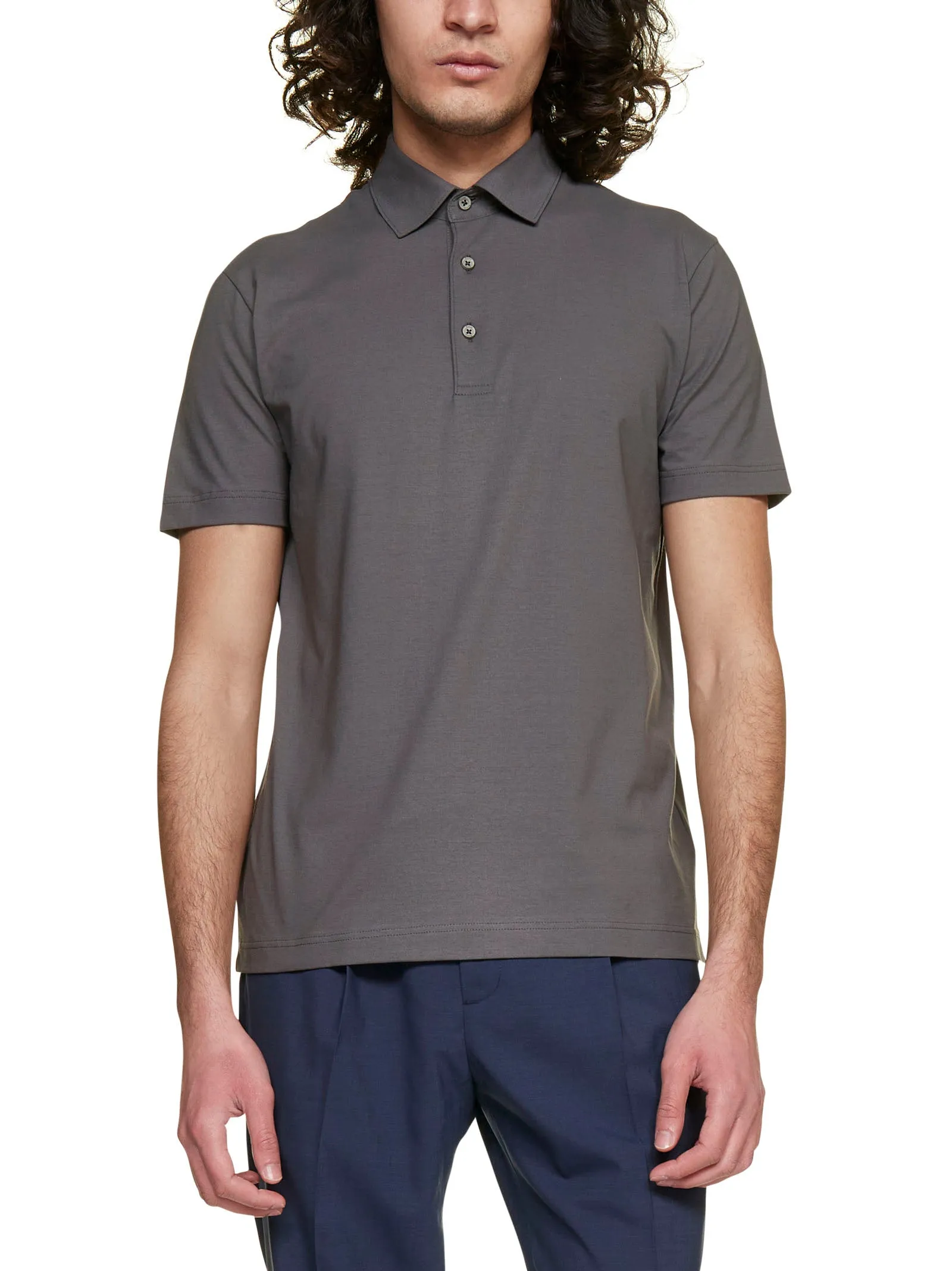Herno Short-Sleeved Polo Shirt