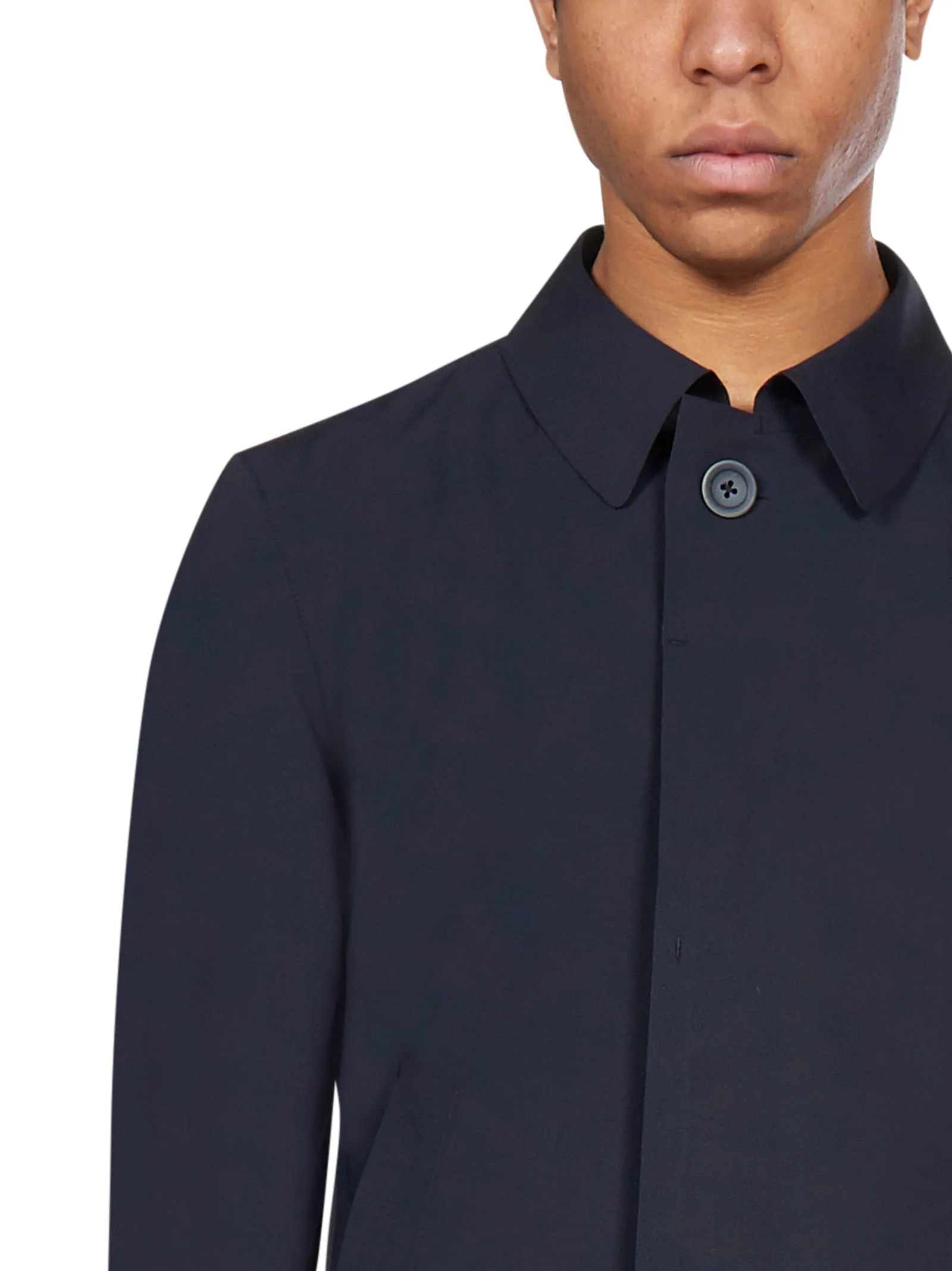 Herno Single-Breasted Buttoned Coat