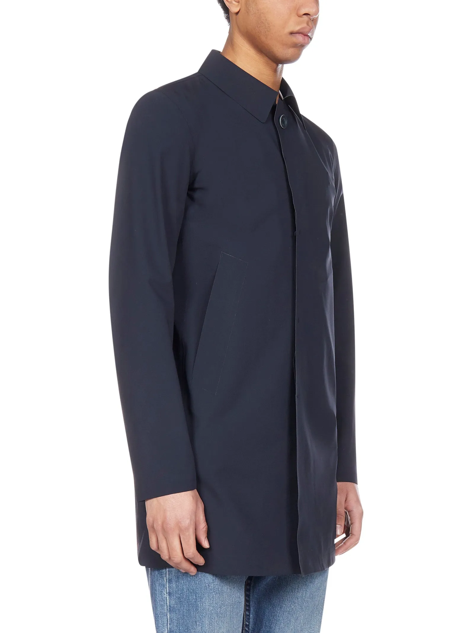 Herno Single-Breasted Buttoned Coat