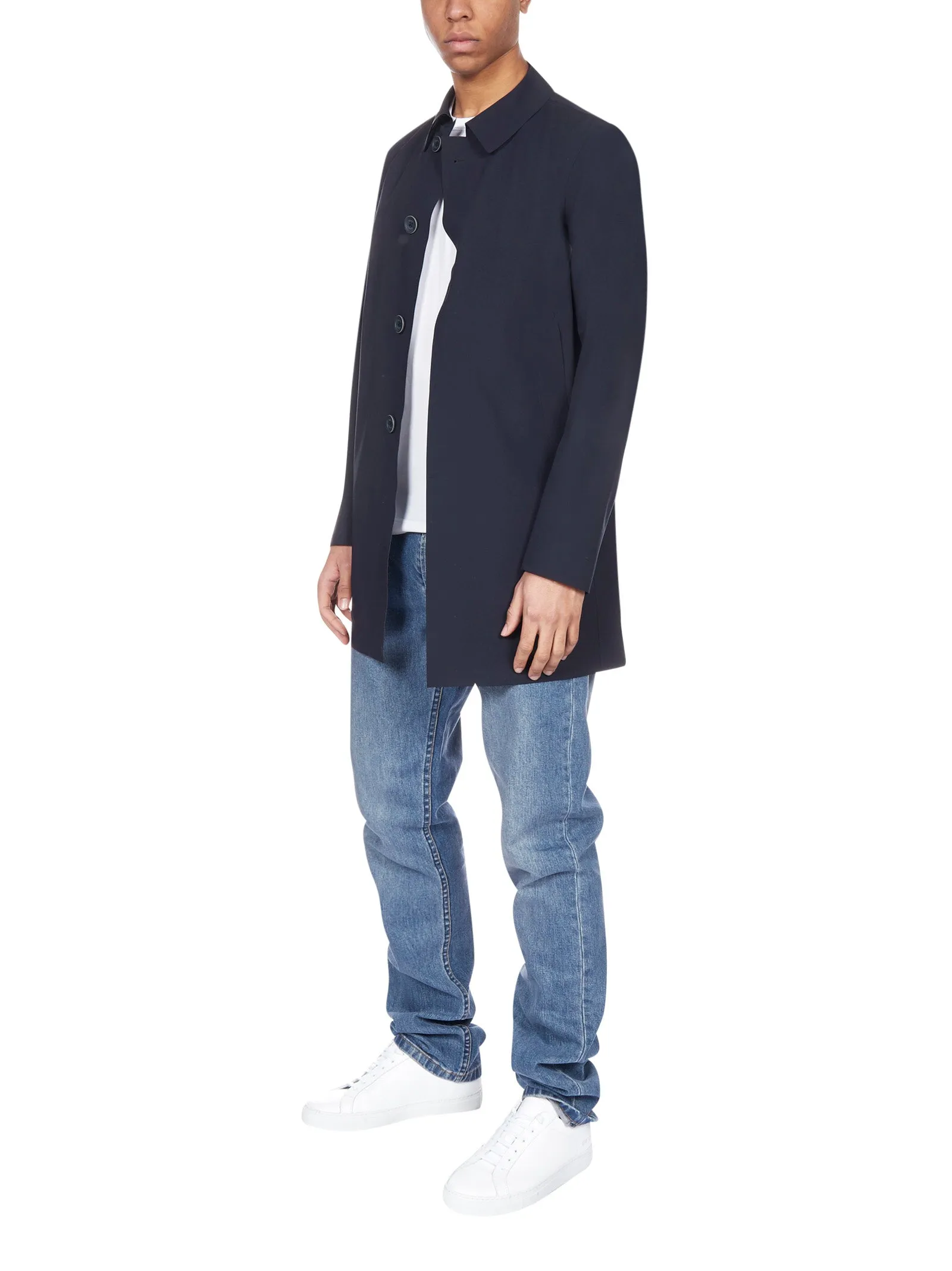 Herno Single-Breasted Buttoned Coat