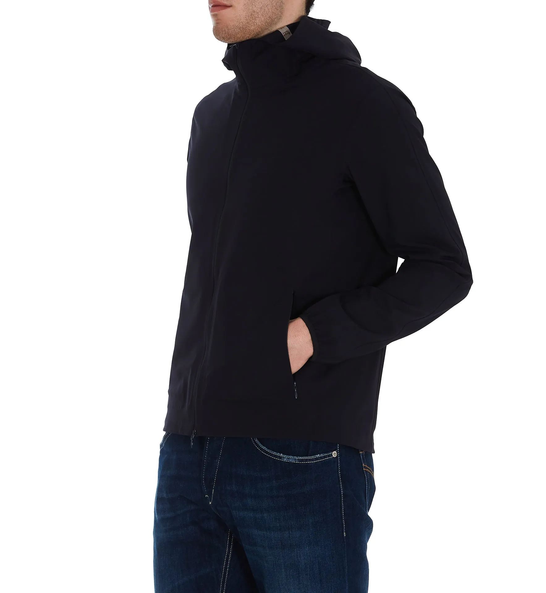 Herno Zipped Hooded Jacket
