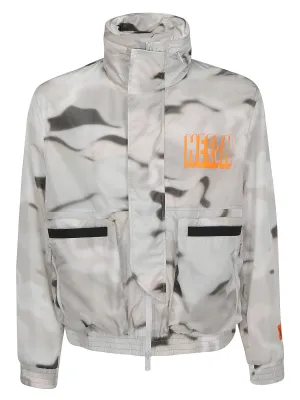 Heron Preston Camouflage Windbreaker Jacket