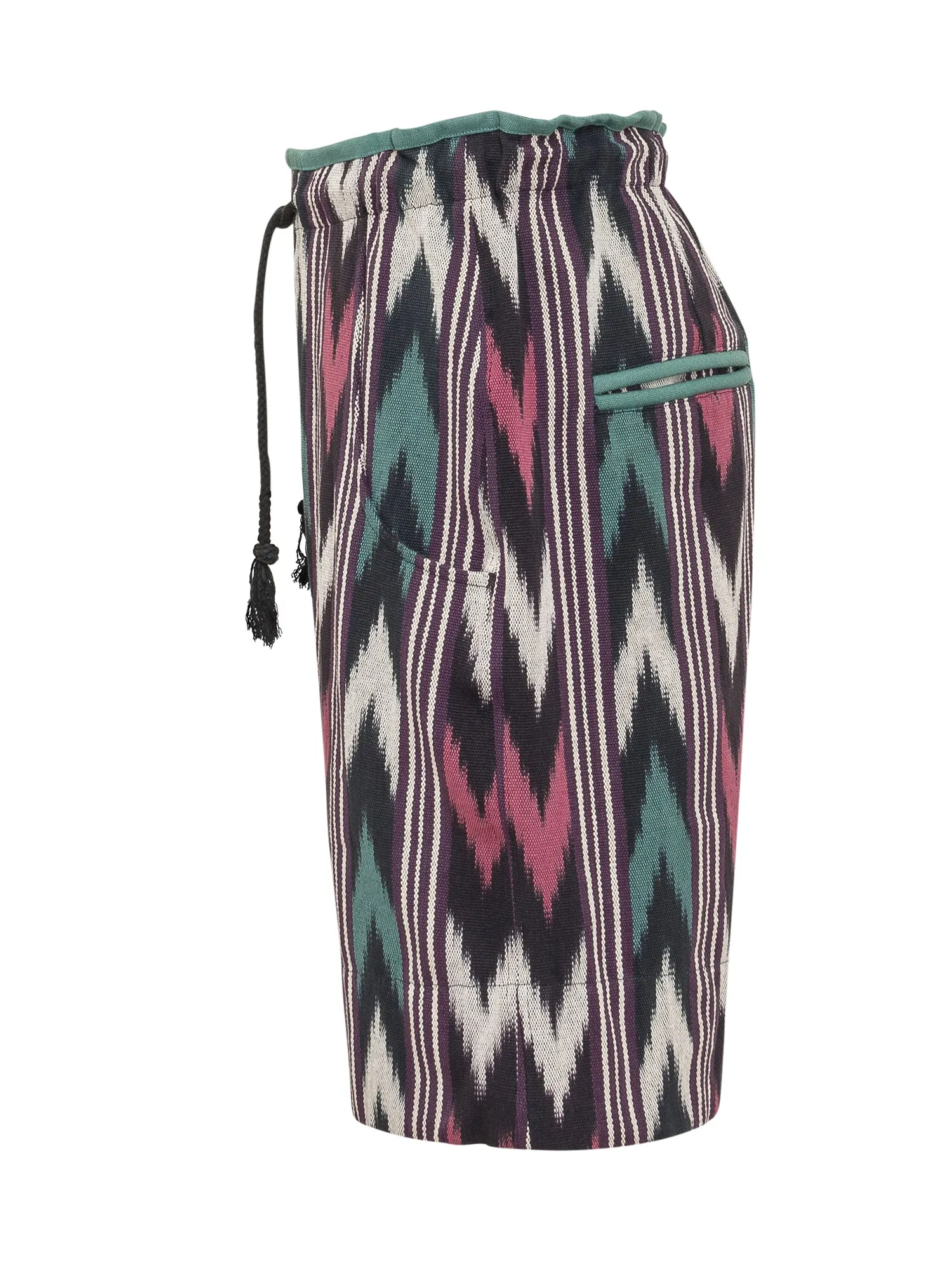 Isabel Marant Lelian Striped Drawstring Shorts