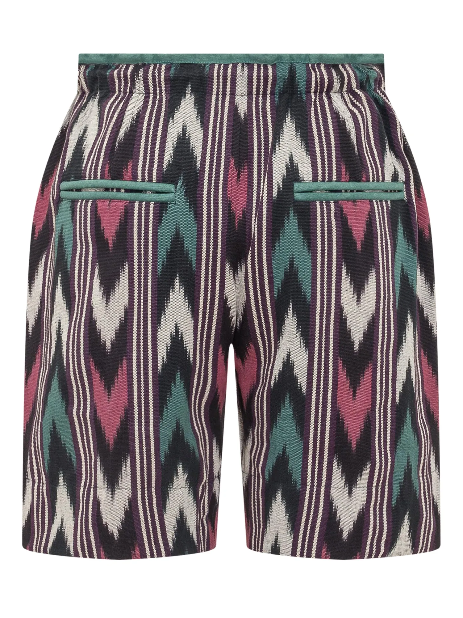 Isabel Marant Lelian Striped Drawstring Shorts