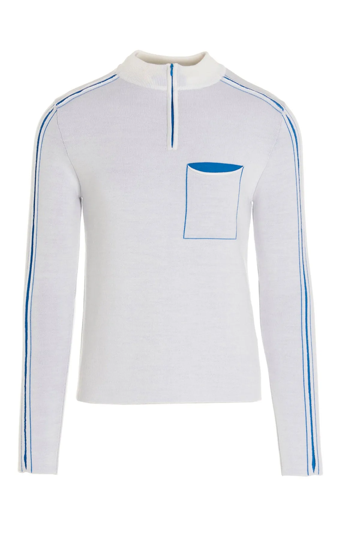 Jacquemus Alt Half-Zipped Knitted Top