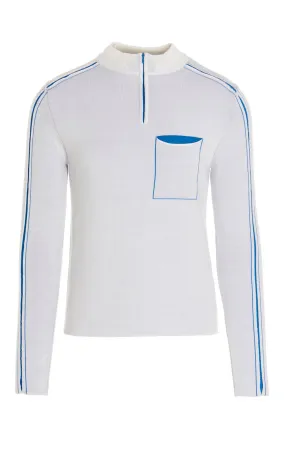 Jacquemus Alt Half-Zipped Knitted Top