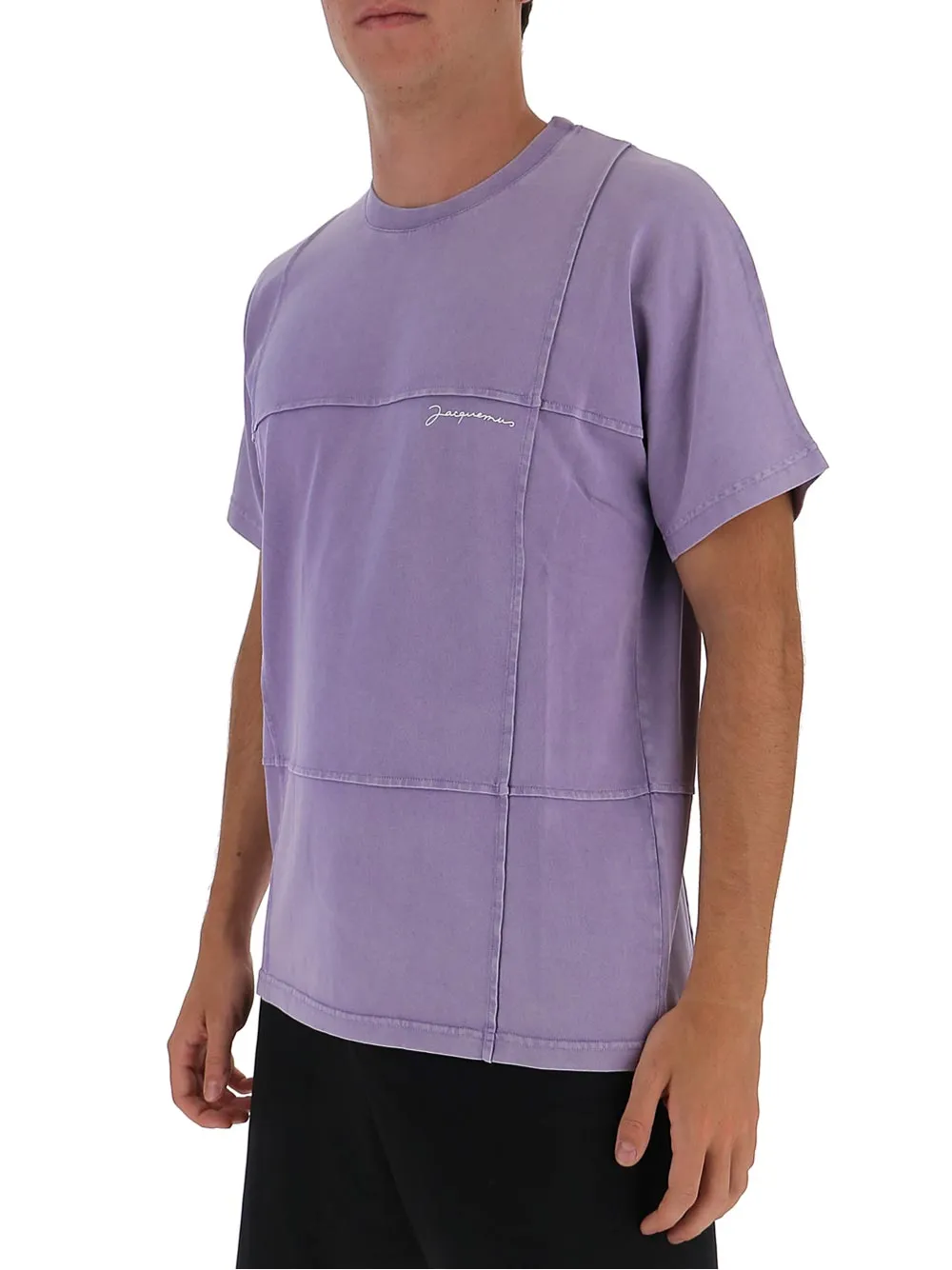 Jacquemus Checked Top Stitches T-Shirt