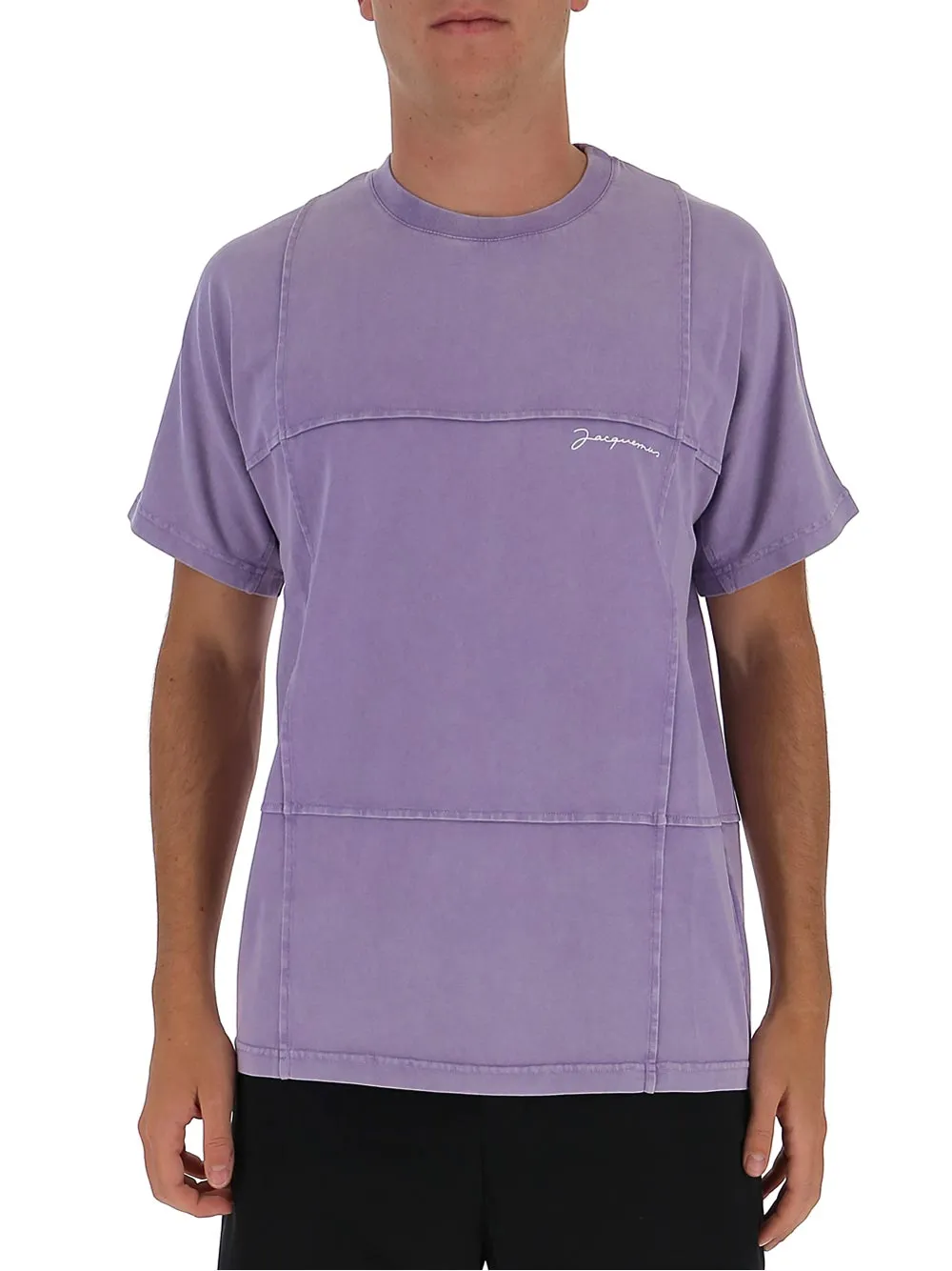 Jacquemus Checked Top Stitches T-Shirt