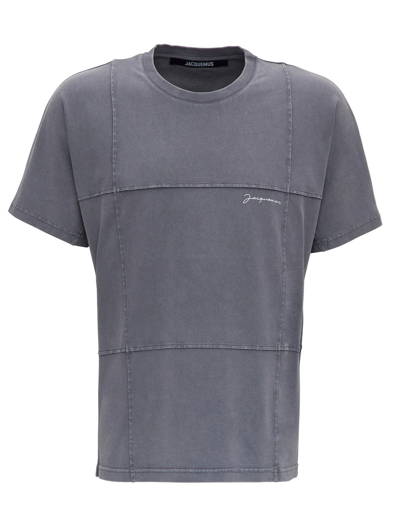 Jacquemus Checked Top Stitches T-Shirt
