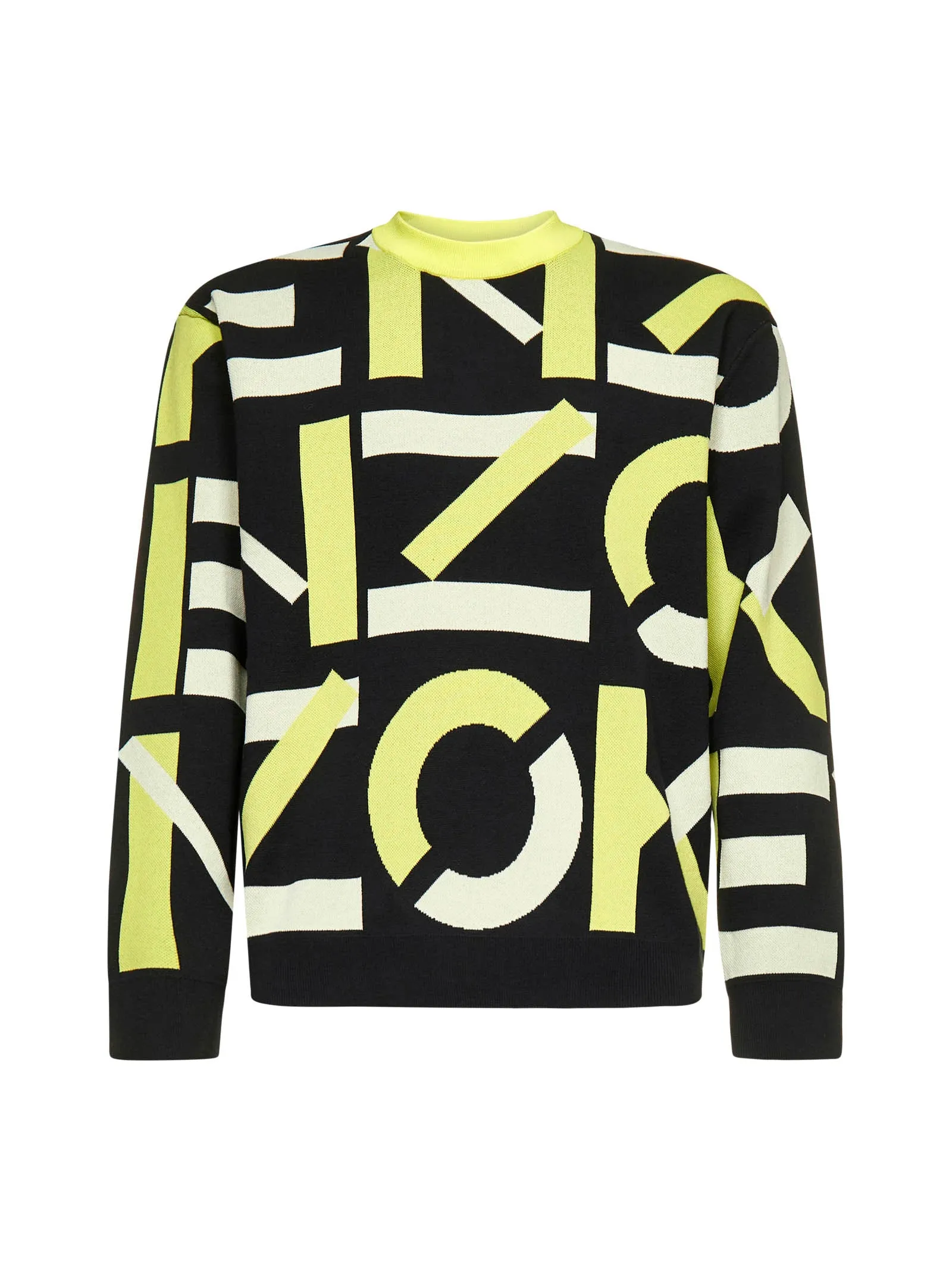 Kenzo Allover Logo Intarsia Sweater