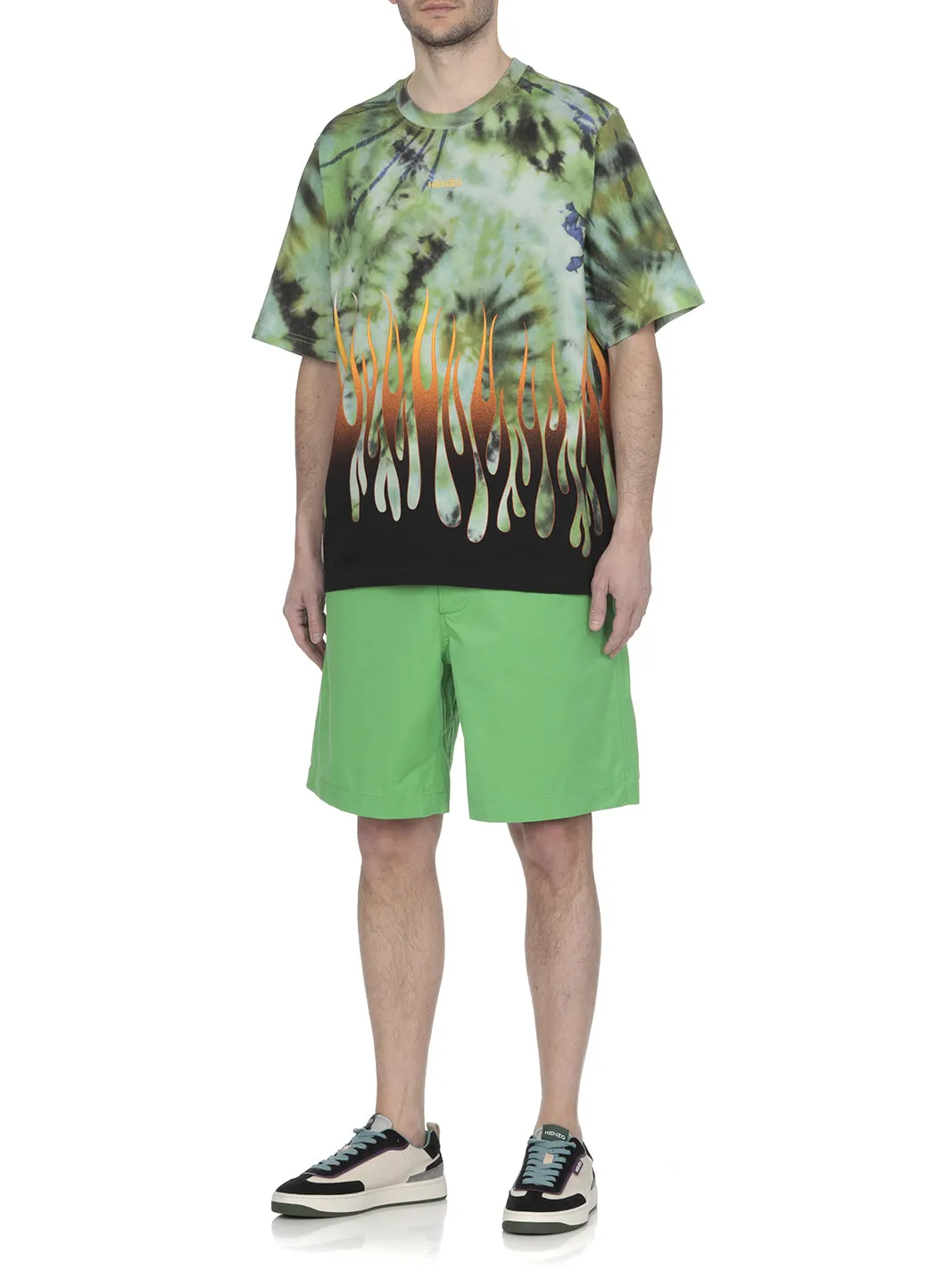 Kenzo Buckle Knee-Length Shorts