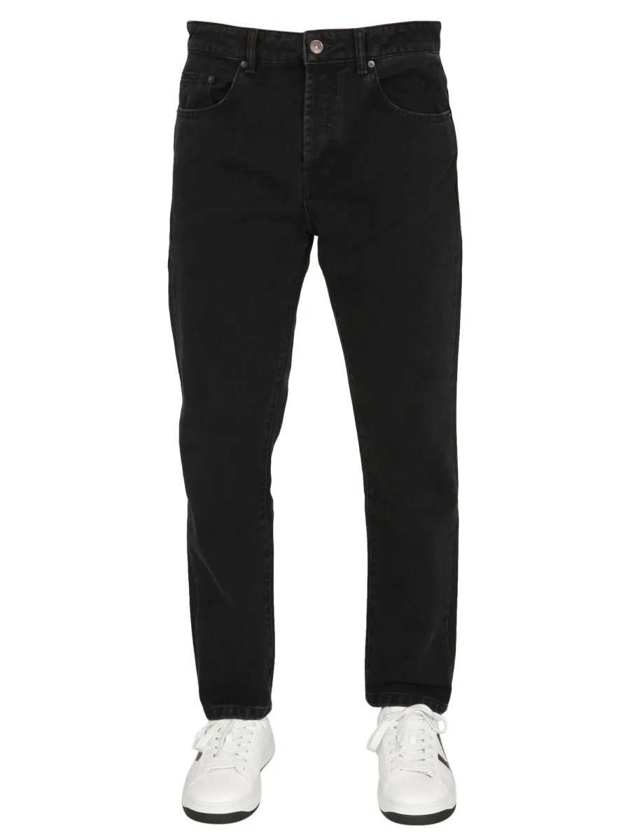 Kenzo Cropped Tapered-Leg Jeans