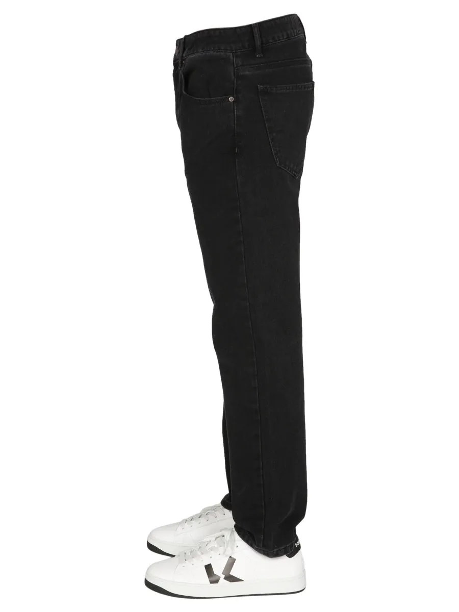 Kenzo Cropped Tapered-Leg Jeans