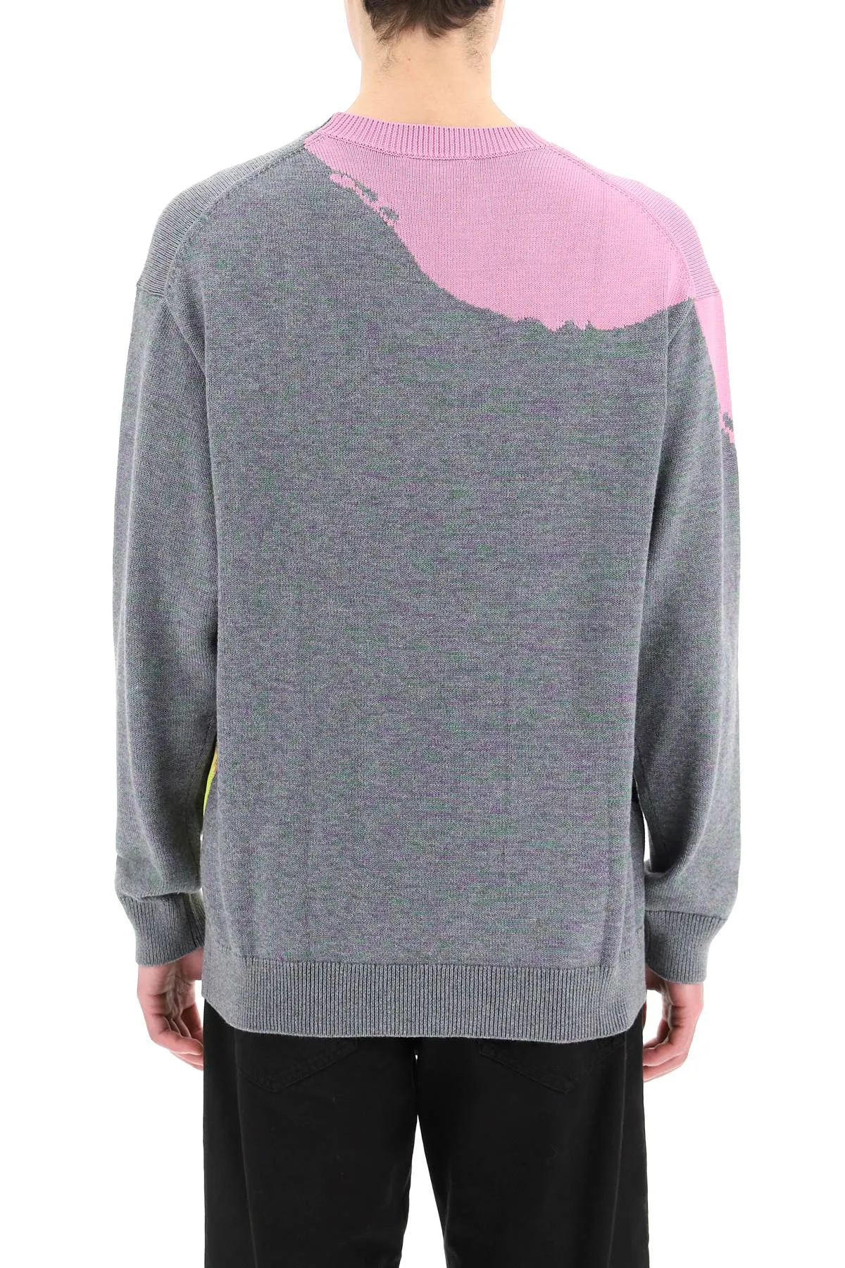 Kenzo Featuring Intarsia Crewneck Sweater