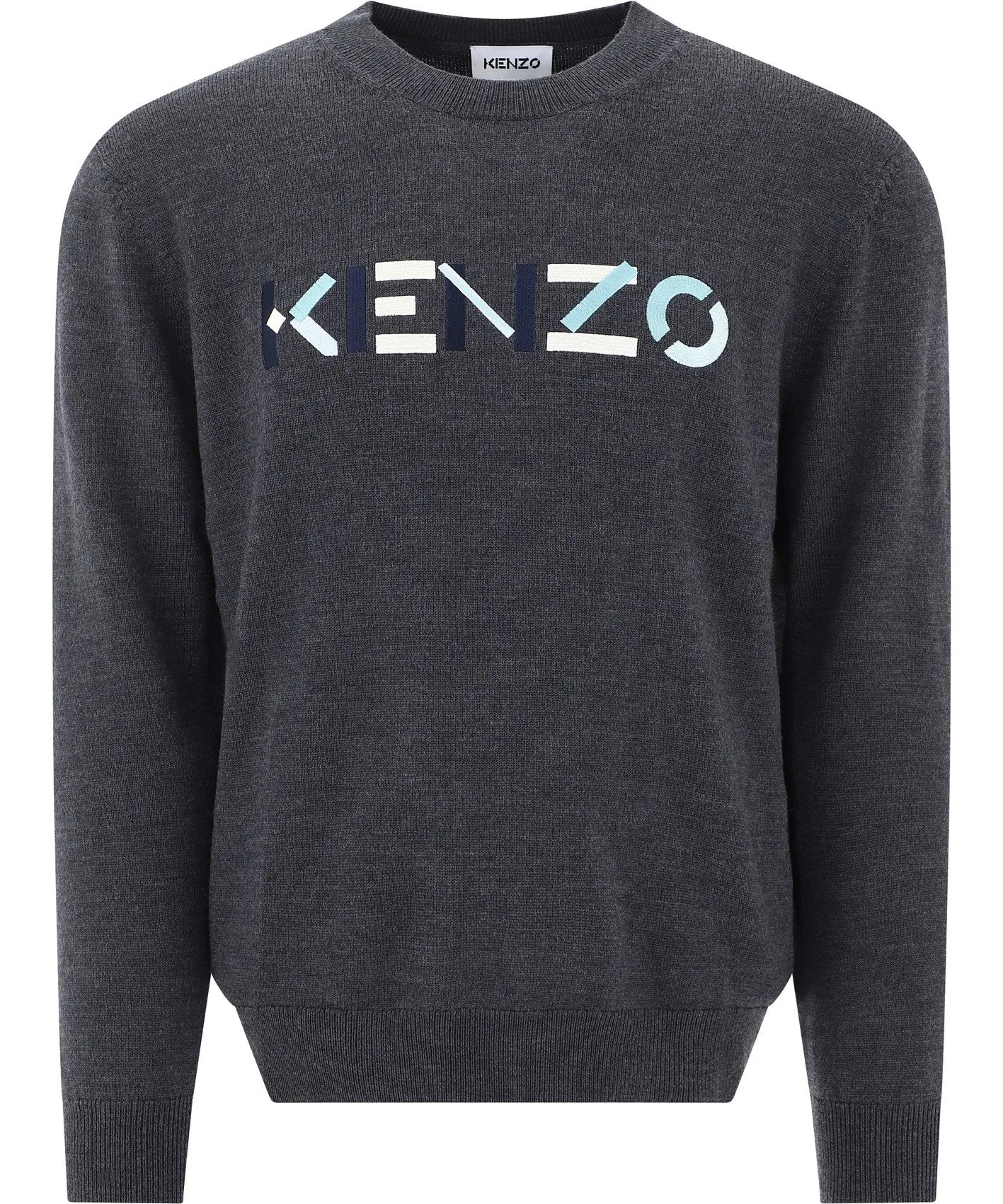 Kenzo Logo Embroidered Knitted Sweater