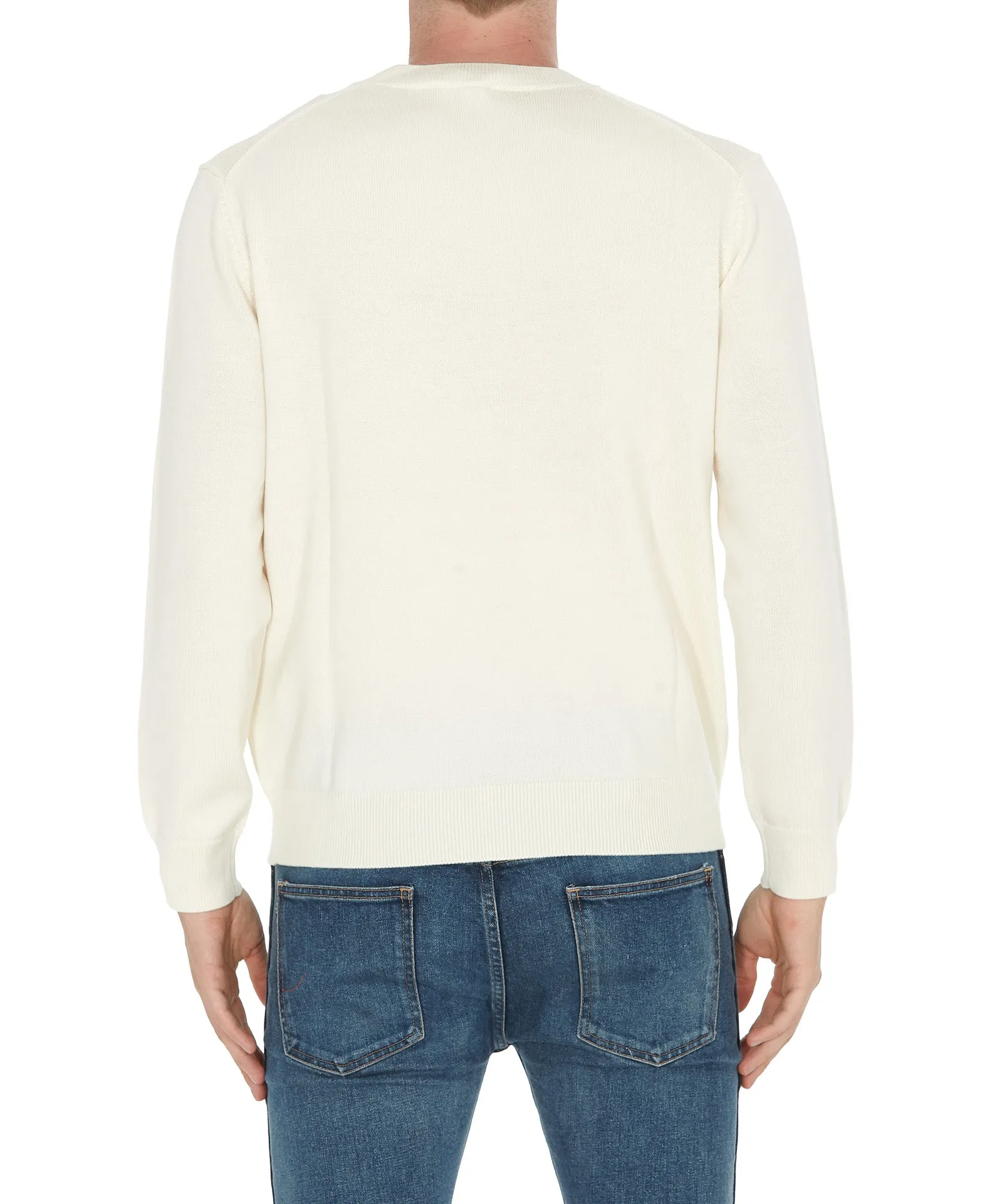 Kenzo Logo Embroidered Knitted Sweater