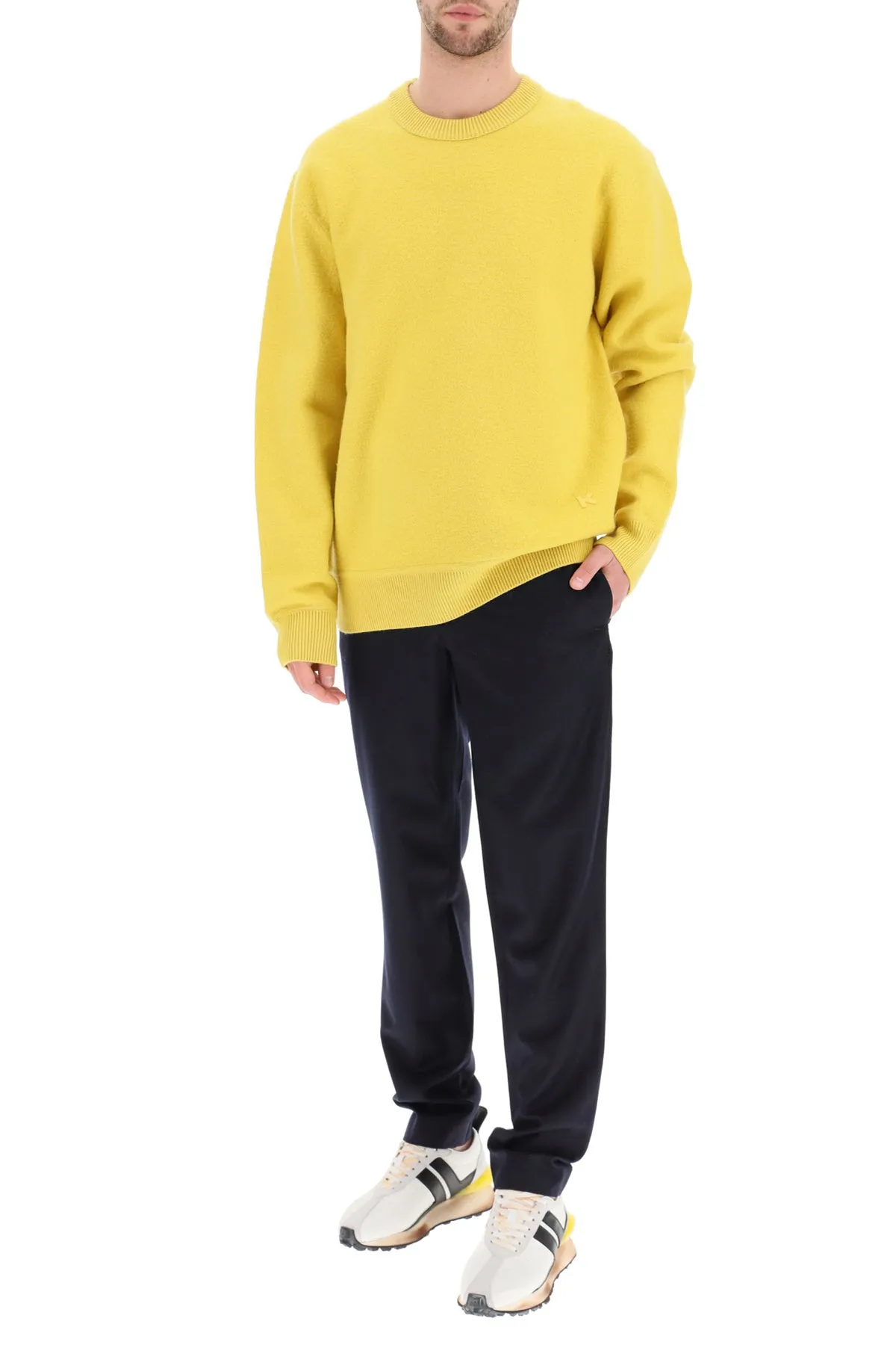 Kenzo Logo Patch Knitted Jumper