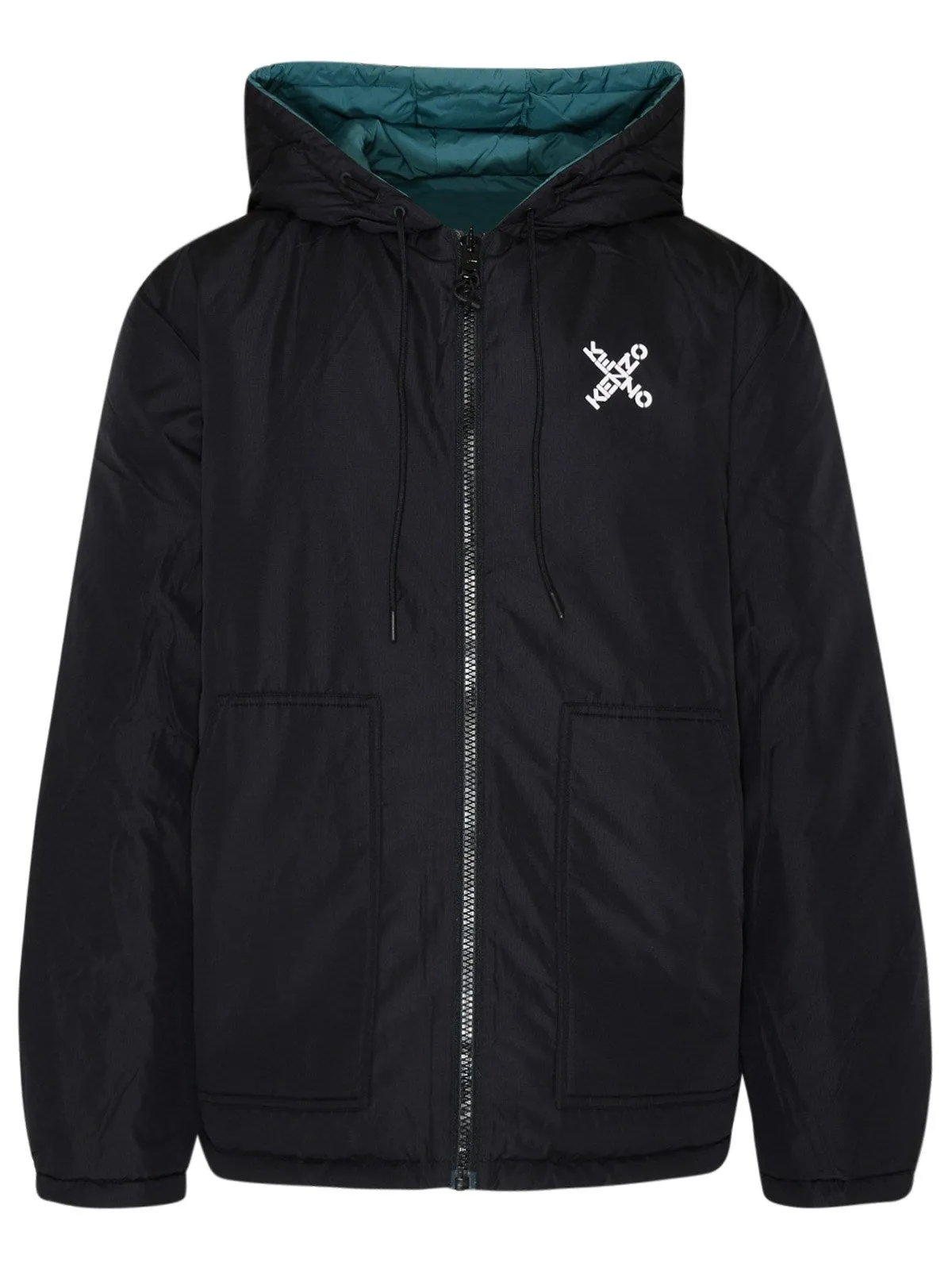 Kenzo Logo Printed Reversible Jacket