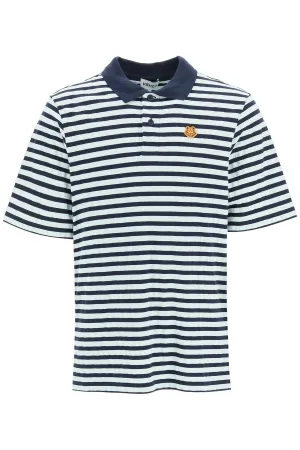 Kenzo Striped Oversized Polo Shirt