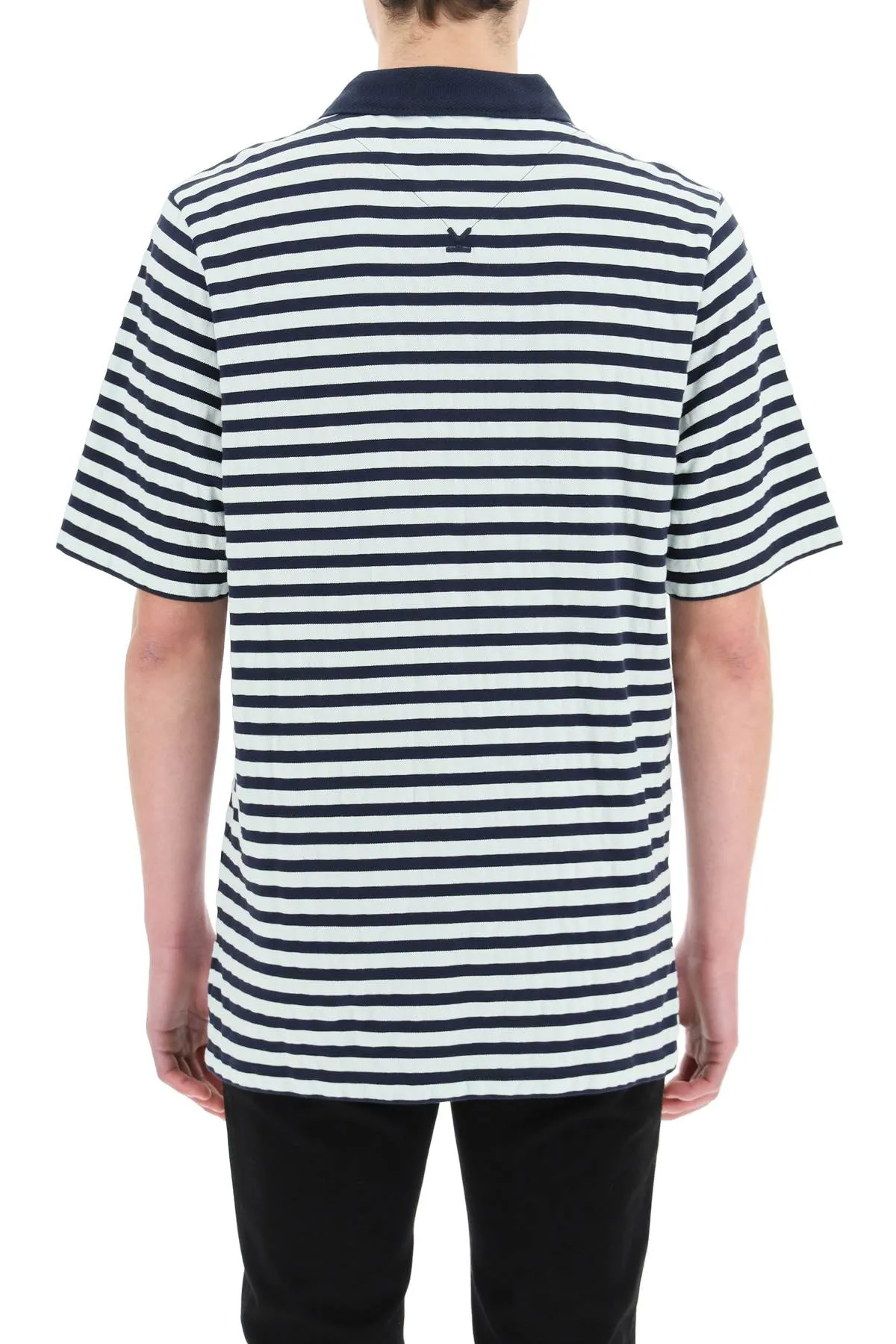 Kenzo Striped Oversized Polo Shirt