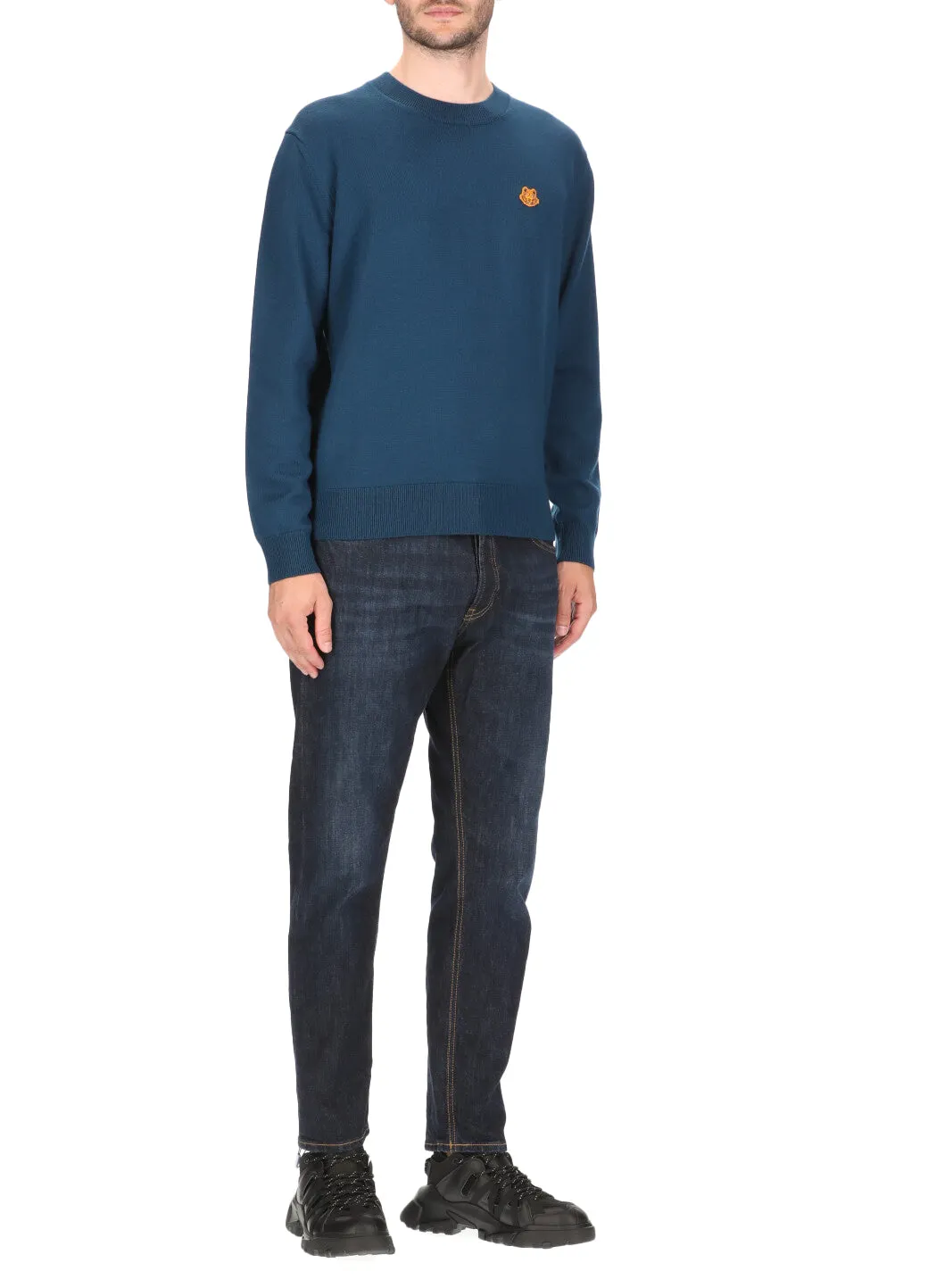 Kenzo Tiger Crest Knitted Jumper
