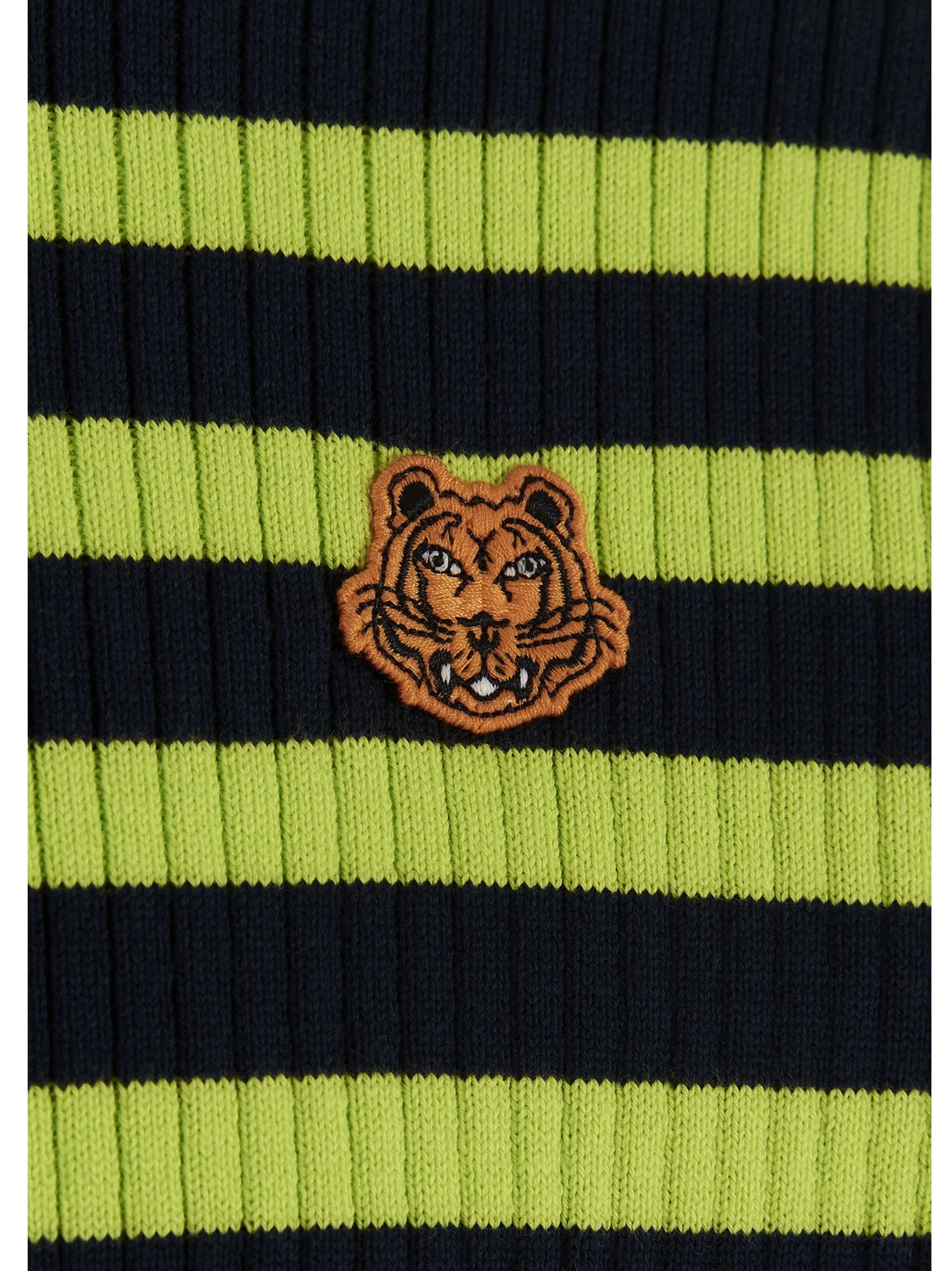 Kenzo Tiger Embroidered Long Sleeved-Top