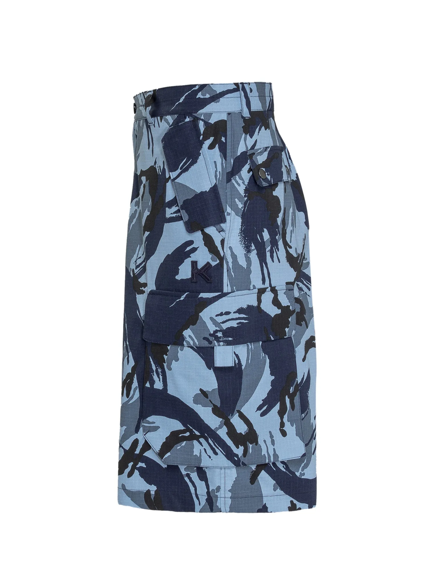 Kenzo Tropic Camo Print Cargo Shorts