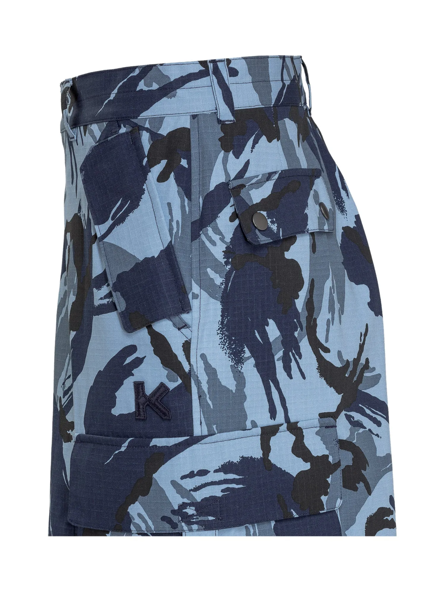 Kenzo Tropic Camo Print Cargo Shorts