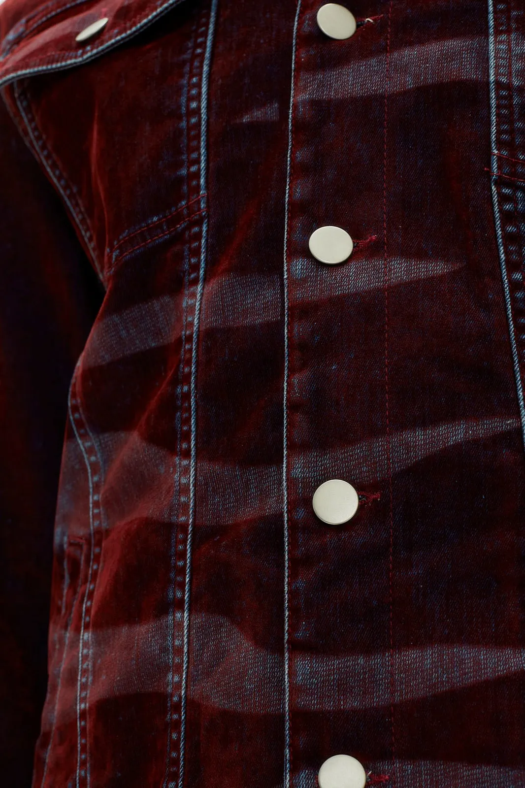 Koch Fur Collar Denim Jacket