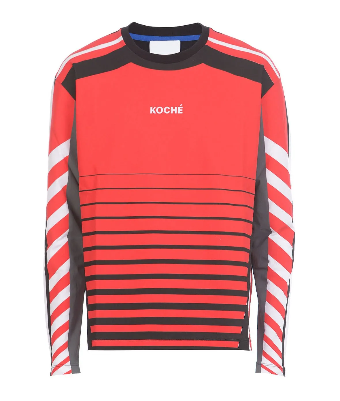 Koch Striped Crewneck T-Shirt