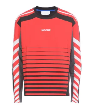 Koch Striped Crewneck T-Shirt