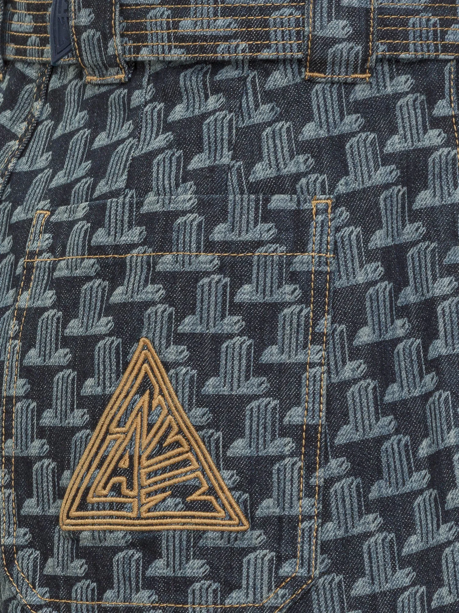 Lanvin Logo Embroidered High Waist Shorts