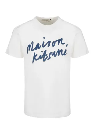 Maison Kitsun Handwriting Logo T-Shirt
