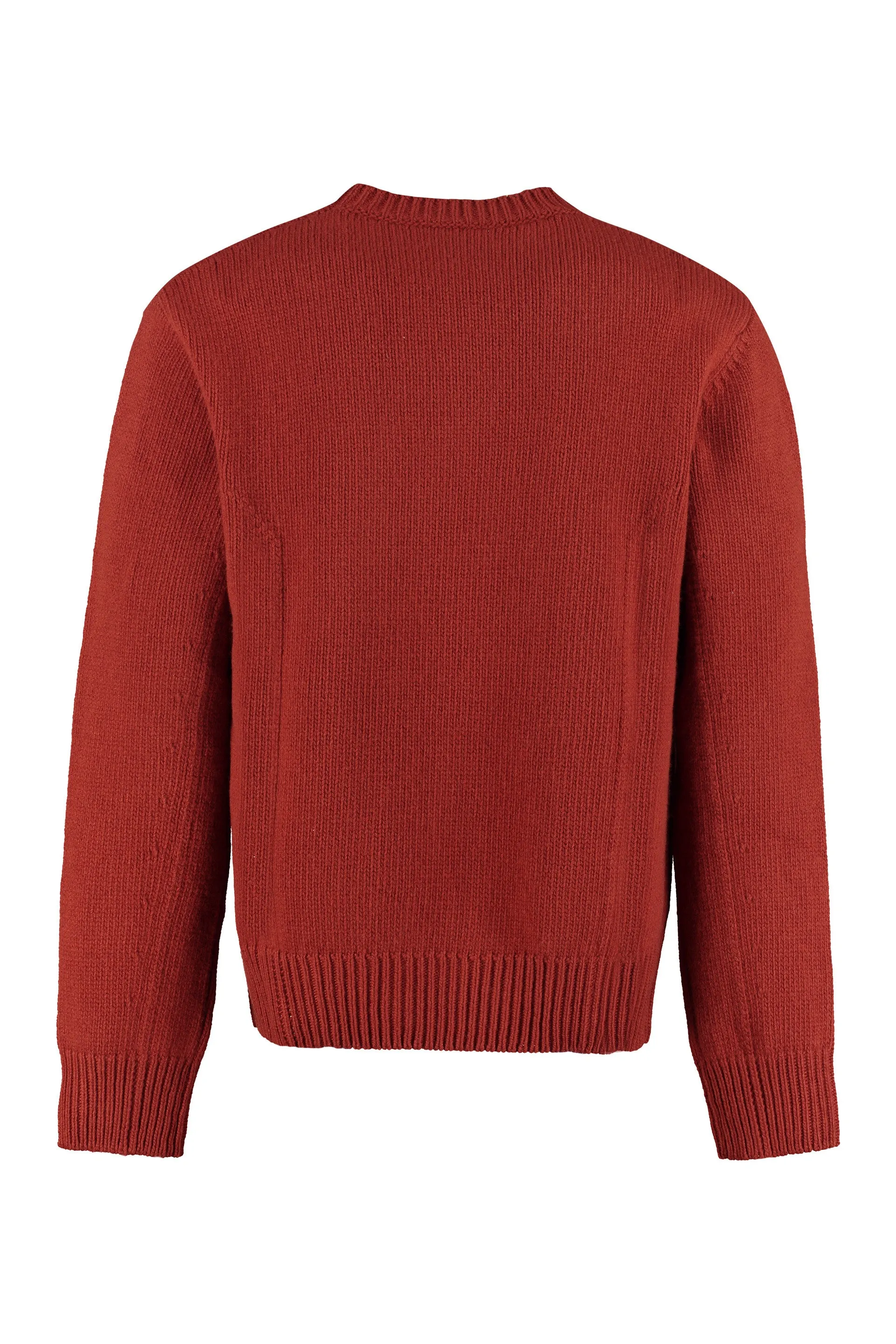 Maison Kitsun Ribbed Crewneck Sweater